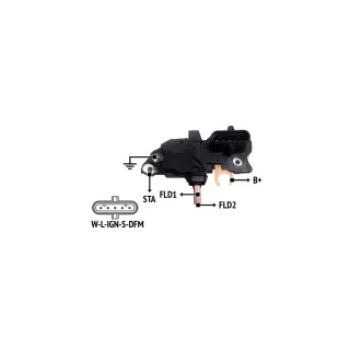 REGULADOR DE VOLTAJE BOSCH VOLVO 12V (IMPORTADO)