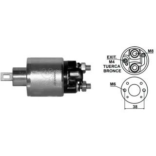 SOLENOIDE INDIEL 12V GOL C/MOT.827 1.6/QUANTUM/SENDA 1.6D