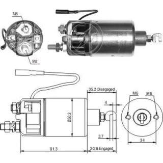 SOLENOIDE NIPPONDENSO 12V SUZUKI-TOYOTA.CELICA