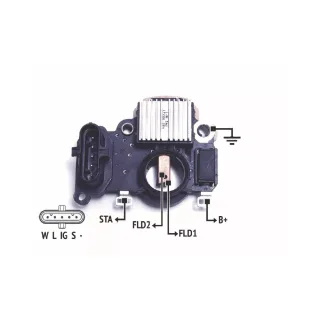 REGULADOR DE VOLTAJE  DEUTZ- KHD- REN.PREMIUM- VOLVO- 24V. (IMPORTADO)