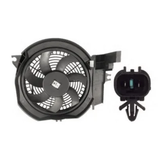 ELECTROVENTILADOR HYUNDAI: SANTA FE 2.4 01'- 06' ; 2.7 01'- 06'   CON ENC.  - FLUJO: SOPLANTE -  SENTIDO GIRO: HORARIO - EXT: 308 - POTENCIA: 82 W - C