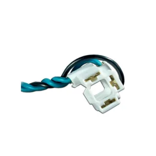 PORTALAMPARA FICHA 3 VIAS FARO REFORZADA C/CABLE 2.5MM (10)
