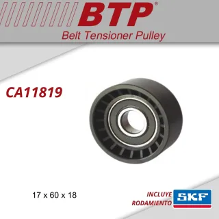 TENSOR POLY V FORD FIESTA NAFTA Y DIESEL (BOMBA HIDRAULICA) OEM: F-1019323 MEDIDAS: 60X18 INT: 17