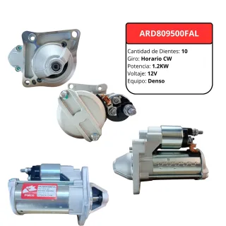 MOTOR ARRANQUE DENSO FIAT PALIO UNO NUOVO GRAND SIENA PUNTO MOTORES FIRE EVO 1.4 1.3 2009--> 12V GIRO DERECHO 10 DIENTES BC428000-9500 51888975 519112