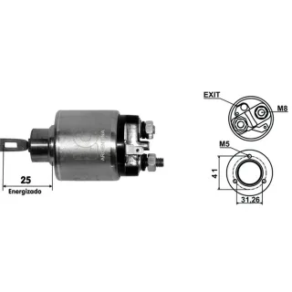 SOLENOIDE BOSCH 12V RENAULT EXPRES 1.9/CLIO 1.9/POSICION INV