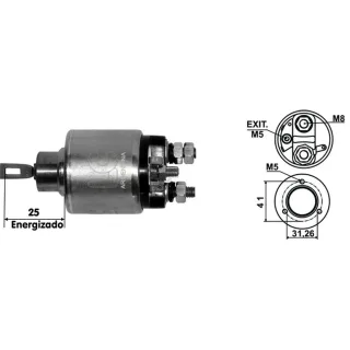 SOLENOIDE BOSCH 12V. - PEUGEOT 306/405/605