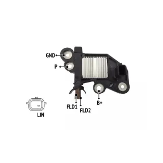 REGULADOR DE VOLTAJE BOSCH DACIA NISSAN-KICKS-MARCH-VERSA RENAULT-CLIO III CLIO IV-LOGAN-SANDERO SMART 12V EQUIVALENCIAS 	0272220810  0272220840  453-