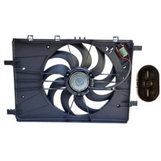 ELECTROVENTILADOR CHEVROLET: CRUZE: VCDI 2.0 DIESEL >10' | : 1.8 NAFTA >10' || CRUZE II 1.4 NAFTA >16'   CON ENC.  - FLUJO: SOPLANTE -  SENTIDO GIRO: 