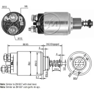 SOLENOIDE BOSCH 24V M.BENZ MOTOR JF