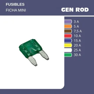FUSIBLE FICHA MINI  3 AMP.