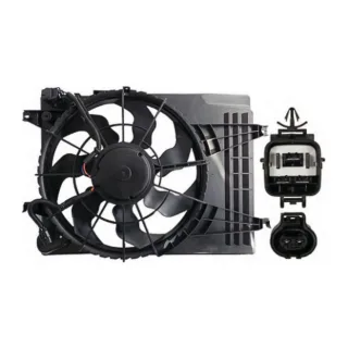 ELECTROVENTILADOR KIA SPORTAGE : 2.7 05'- 09'   CON ENC.  - FLUJO: ASPIRANTE -  SENTIDO GIRO: HORARIO - EXT: 465 - POTENCIA: 88/204 W - COD HELICE: