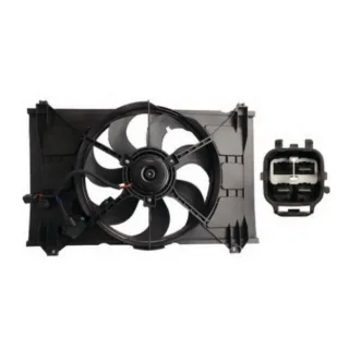 ELECTROVENTILADOR KIA RIO :   CON ENC.  - FLUJO: ASPIRANTE -  SENTIDO GIRO: ANTI-HORARIO - EXT: 372 - POTENCIA: 98/138 W - COD HELICE: