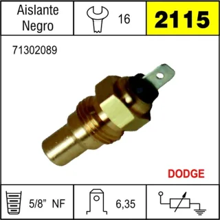 BULBO TEMPERATURA DODGE 1500 1.8 H'1978