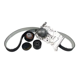 KIT DISTRIBUCION CON BOMBA (132HTDP27)  RENAULT CLIO II III-DUSTER-EXPRESS-KANGOO-LOGAN-MEGANE-SANDERO-SCENIC II-SYMBOL 1.6 16V MOTORES: K4M - K4J EQU