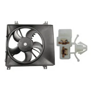ELECTROVENTILADOR HYUNDAI ATOS : 99'- 04'   CON ENC.  - FLUJO: ASPIRANTE -  SENTIDO GIRO: HORARIO - EXT: 335 - POTENCIA: 86 W - COD HELICE:
