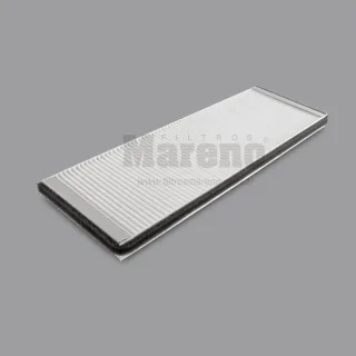 FILTRO HABITACULO SCANIA SERIE G 410-360-340-310-460 SERIE P 410-250-340 SRIE R 580-480 L:377 H:20 FRAM:PC8289 MANN:CU37001 WEGA:AKX4528