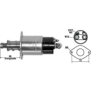 SOLENOIDE 12V. MOTOR LAINDON TRACTOR RUSLAN AUTOELEVADOR