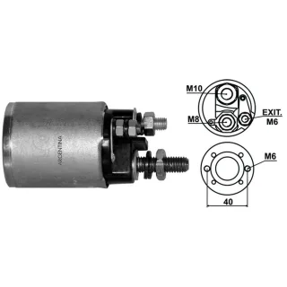 SOLENOIDE INDIEL 12V FORD P.UP/CARGO/GM BLAZER/MOT.CUMMINS