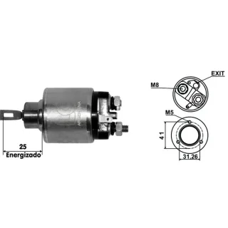 SOLENOIDE VALEO 12V RENAULT CLIO 1.1 1.2/CLIO II/ KANGOO/TW
