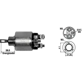 SOLENOIDE BOSCH 12V M.BENZ CLASE A/1.6 EXIT.IZQ.(CABEZAL ALT