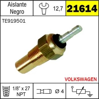 BULBO TEMPERATURA VW - CAMIONES MOTOR CUMMINS OEM TE919501