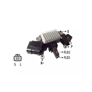 REGULADOR DE VOLTAJE 12V HITACHI SERIE  IMPORTADO OEM = LR250-708E  / 898075-0260