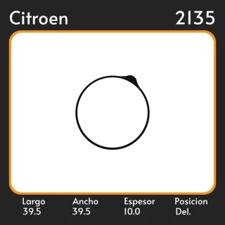 PASTILLAS DE FRENO  CITROEN  GS  - FRENO DE MANO LAR. 39.5 ANC. 39.5 ESP. 10 POSC.  GUARDADO () FIMPEX 1831