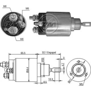 SOLENOIDE BOSCH 12V FIAT DUCATO 2.5D/TD