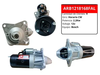 MOTOR ARRANQUE BOSCH MERCEDES BENZ SPRINTER 310D 312D 412D GM S10 FORD F100 RANGER 2.5 2.8 3.0 MOTORES MAXION 12V 2.2KW GIRO DERECHO 9 DIENTES 0001218