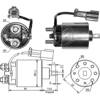 SOLENOIDE HITACHI 12V NISSAN PATHFINDER/TERRANO