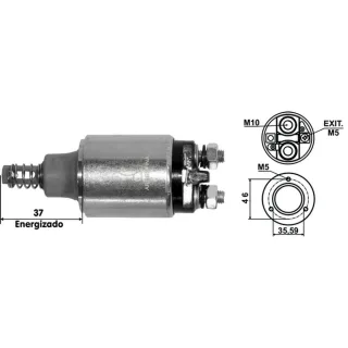 SOLENOIDE BOSCH 12V FORD-CARGO/VW CAMION/TRACTOR-KOMATSU C/E