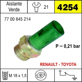 BULBO ACEITE RENAULT MEGANE A.VERDE