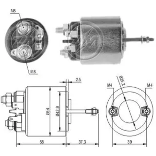 SOLENOIDE VALEO 12V P.505/R.ALPINE A310 2.5-2.9 V6/GT/SAFRAN