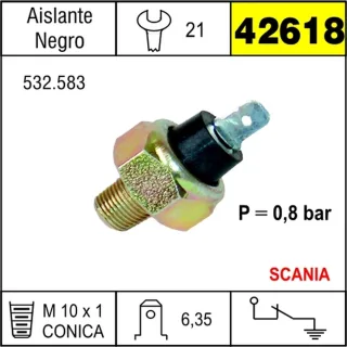 BULBO ACEITE SCANIA CAMIONES