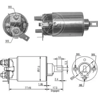 SOLENOIDE MITSUBISHI 12V NISSAN