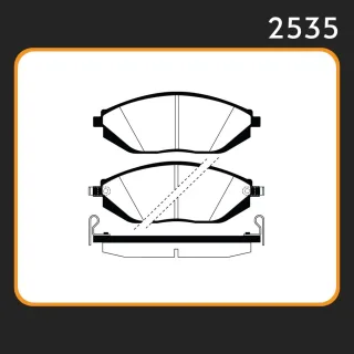 PASTILLAS DE FRENO  CHEVROLET BEAT-MATIZ- SPARK 1.0 - 1.2 /MATIZ III 1.0 - 1.2 LAR. 133.1 ANC. 48.85 ESP. 17 POSC. DEL. GUARDADO (1107) EQUIVALENCIAS 