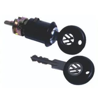 CERRADURA IGNICION VW GACEL-SENDA-GOL95 CABEZ.CALADA CROMADA