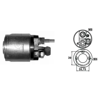 SOLENOIDE VALEO 12V VW SURAM-FOX-GOL Y GOLF 12V