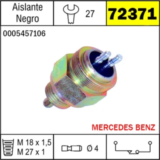 BULBO MARCHA ATRAS MERCEDES BENZ - 1618, 1620 - OEM 0005457106