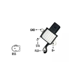 REGULADOR DE VOLTAJE NIPPONDENSO BMW Z4 3.0 DRIVE 12V EQUIVALENCIAS  ARN9939AN  104210-6030  742109R03  RN9939A 	RN9939B(IMPORTADO)