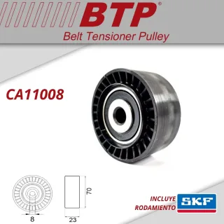 TENSOR POLY V RULEMÁN TIPO AIRE ACONDICIONADO SIN SOPORTE DE FUND. (REPARACIÓN DEL CA 11007) MEDIDA 70X26X8