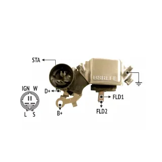 REGULADOR DE VOLTAJE 12V HITACHI SERIE  IMPORTADO OPEL, VAUXHALL