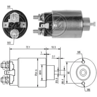 SOLENOIDE MITSUBISHI 12V HYUNDAI ACCENT/ELANTRA/H100 MAZDA