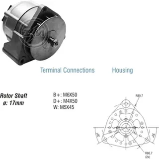 ALTERNADOR AGRALE 35AMP 12V