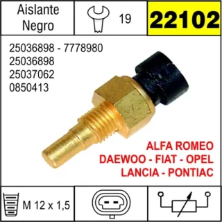 BULBO INYECCION CHEVROLET CORSA-KADETT-FIAT-TEMPRA 1.6 EQUIVALENCIAS 24734FAL 1106MB