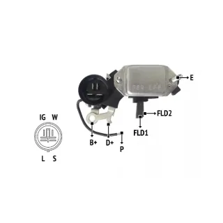 REGULADOR DE VOLTAJE 12V HITACHI SERIE  IMPORTADO OEM = LR170-420  / LR170-420B  / 8970417900 / 944390900070 / 1204144 / 6204013 / 97041790 / 97113118