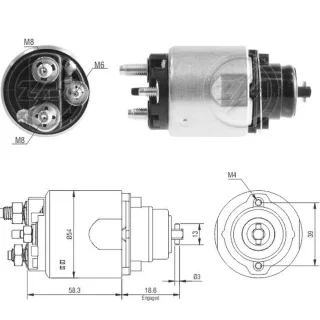 SOLENOIDE VALEO 12V CHEVROLET S10 - TRAILBLAZER