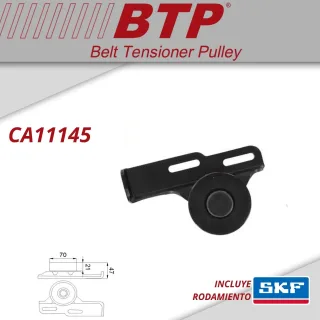 TENSOR POLY V RENAULT MEGANE MOTOR K7M702 CON DIRECCIÓN Y AIRE HASTA 97 OEM: 7700272972 VKM 36005 F-122481.6 MEDIDAS: 70X47X21