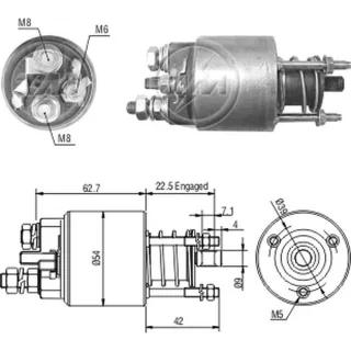 SOLENOIDE MARELLI 12V FIAT PALIO/SIENA MOTOR FIRE