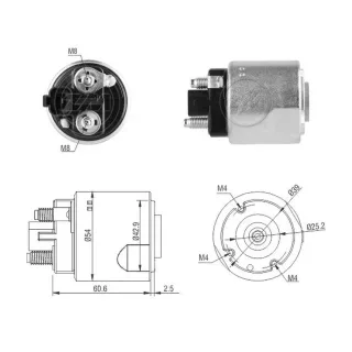 SOLENOIDE VALEO 12V CHEVROLET CAPTIVA 2.2 CDI - CRUZE